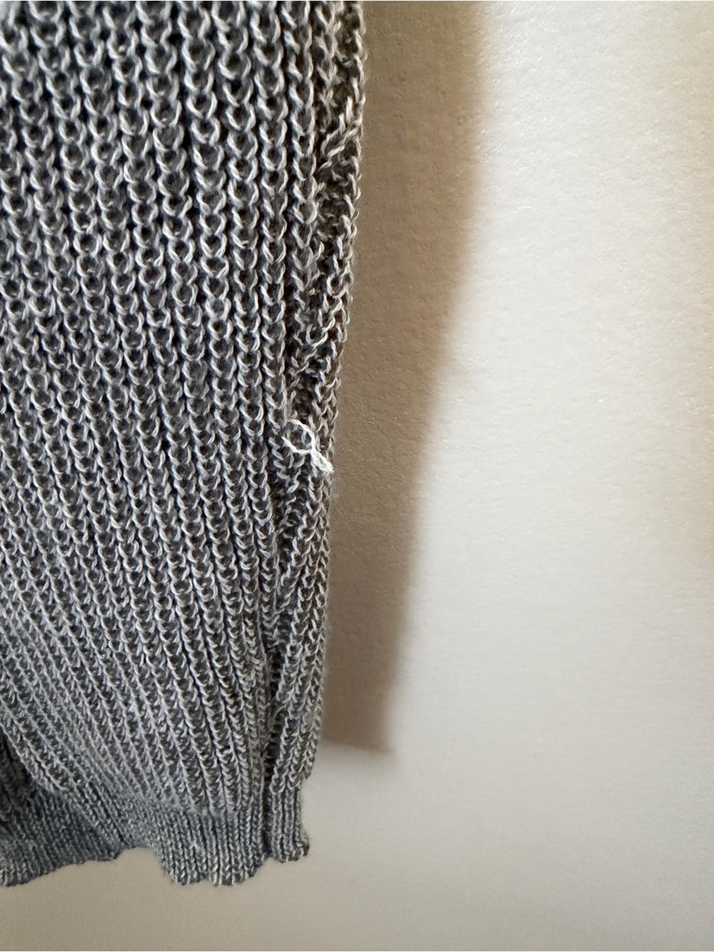 Gray Heart Elbow-Patch Knit Sweater - Women's - Picture 4 of 5